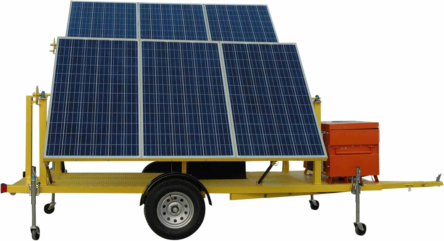 1.8KW Hybrid Solar Generator - (6) 300W Panels, (26) 40Ah Batteries, 500W Inverter, BC - Backup Diesel Genset/N3R Enclosure