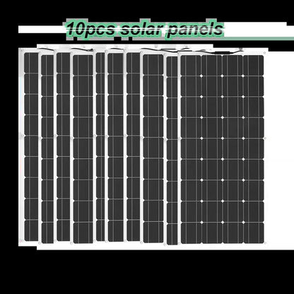 120W Panel Solar 240W 12V Mono Solar Cell Outdoor 360W Flexible Solar Panel Kit 600W 1200W for Light Home Lead Acid Battery Cell