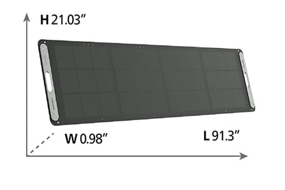 Solarpower 2: All-Weather Portable Solar Panel Power Generator. 200W Output. 50% Higher Conversion Efficiency. 30-Second Hassle-Free Setup. IP67 Waterproof Rated- 2PK