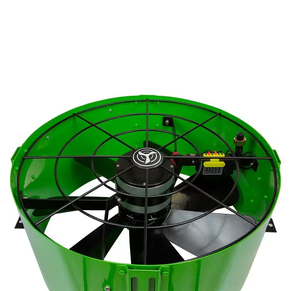 40-Watt Hybrid Solar/Electric Powered Gable Mount Attic Fan with Included Inverter