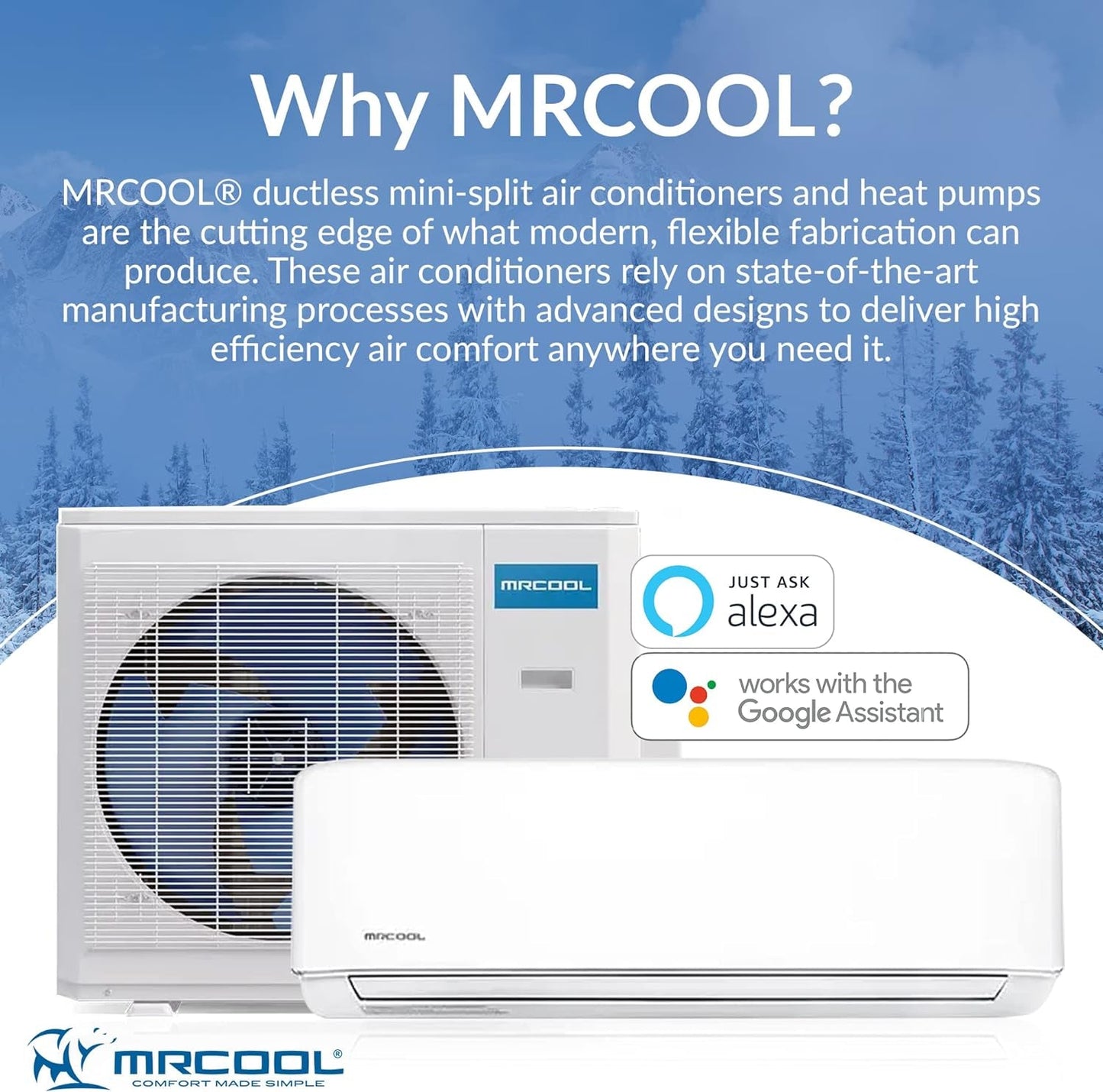 DIYM236HPW02C08 DIY Multi-Zone Series Ductless Heat Pump, White