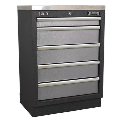Sealey APMSSTACK17W Superline Pro 4.9m Storage System Pressed Wood Worktop