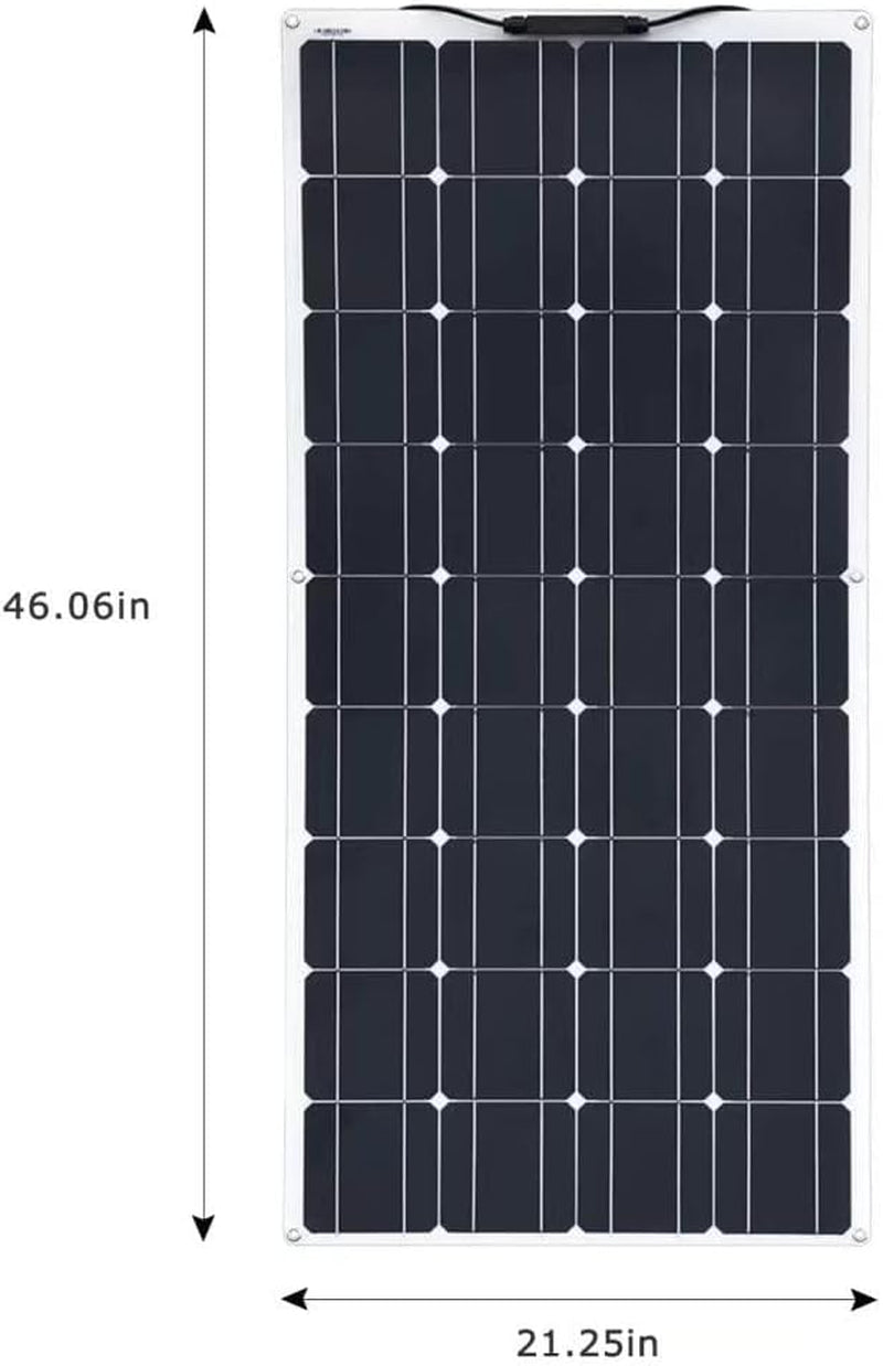 400W 600W 800W 1200W 18V Ultra Light Portable Solar Panel Module Kit,Flexible Solar Panel with Controller 40A,Monocrystalline Bendable Solar Battery Charger for Home Camper RV Boat and Car,4X300W